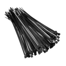 Self-Locking Plastic Nylon Cable Wire Zip Ties in Black - Cable ties 4 inch	